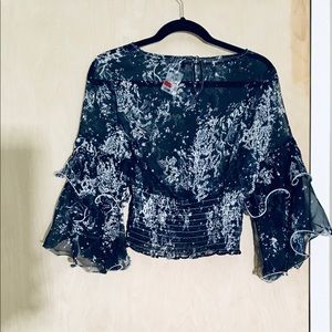 Akira medium top — Navy